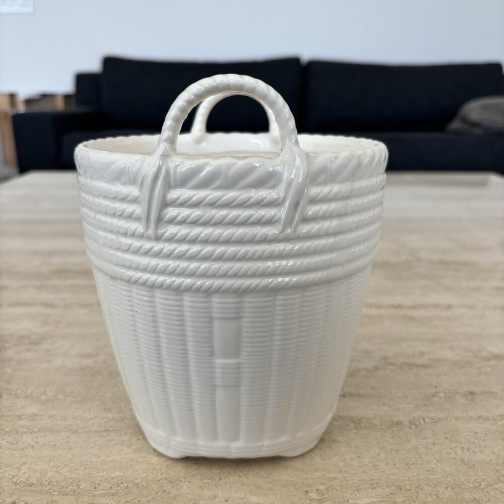 Vintage Tiffany & Co White Basket